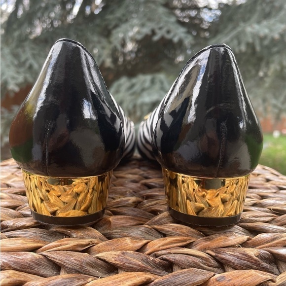 NEW Isaac Mizrahi Isadora 2 Chevron Stripe Ballet Inspired Slip-on Dress Shoes - Picture 8 of 9